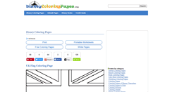 Desktop Screenshot of disneycoloringpages.org